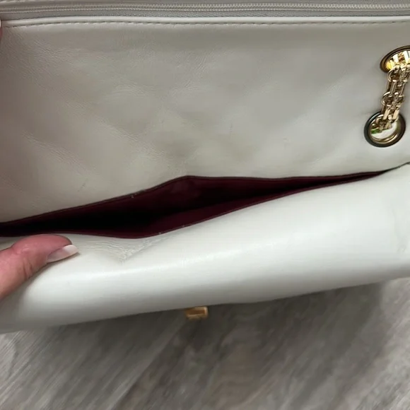 Green quilted leather bag - Picture 7 of 12